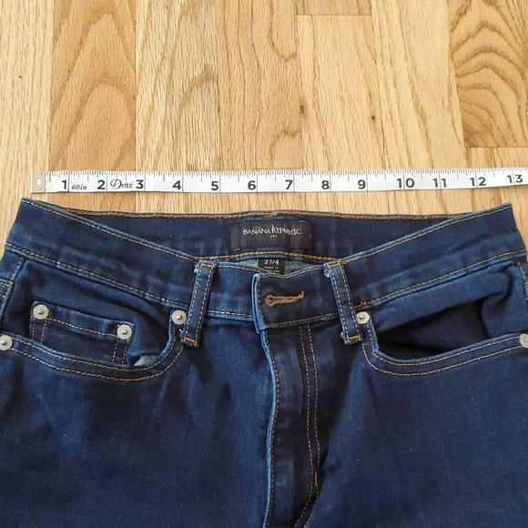 Banana Republic Dark Blue Boot Cut Jeans - Picture 2 of 7